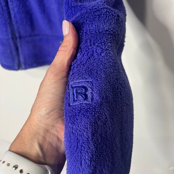 Patagonia Purple Blue and Gray Fleece Jacket Women's Sz M - Picture 5 of 14